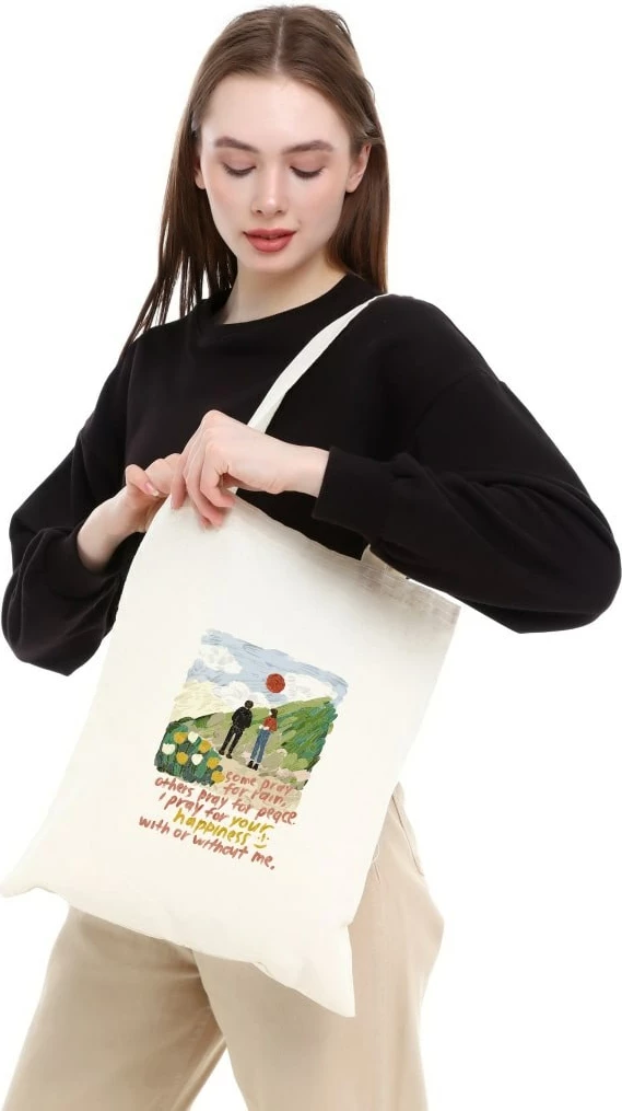 Torbë Tote Zoozie Bags, krem, 0374