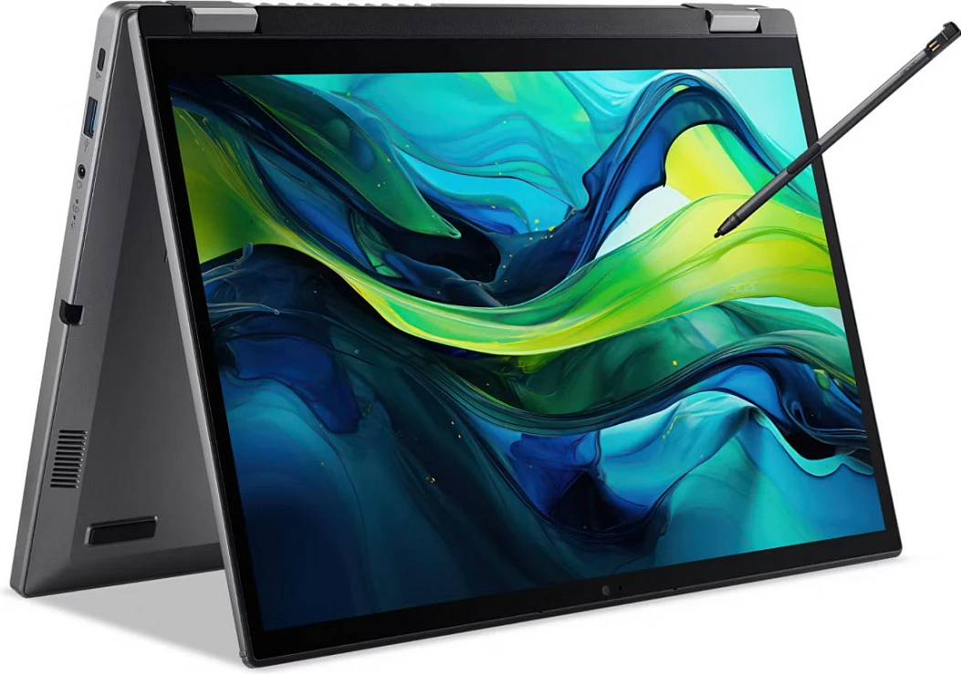 Laptop 2-n-1 Acer Aspire Spin 14 ASP14-52MTN-75Q5, 14" 1920x1200, Thunderbolt 4, Bluetooth 5.3, matt, gri
