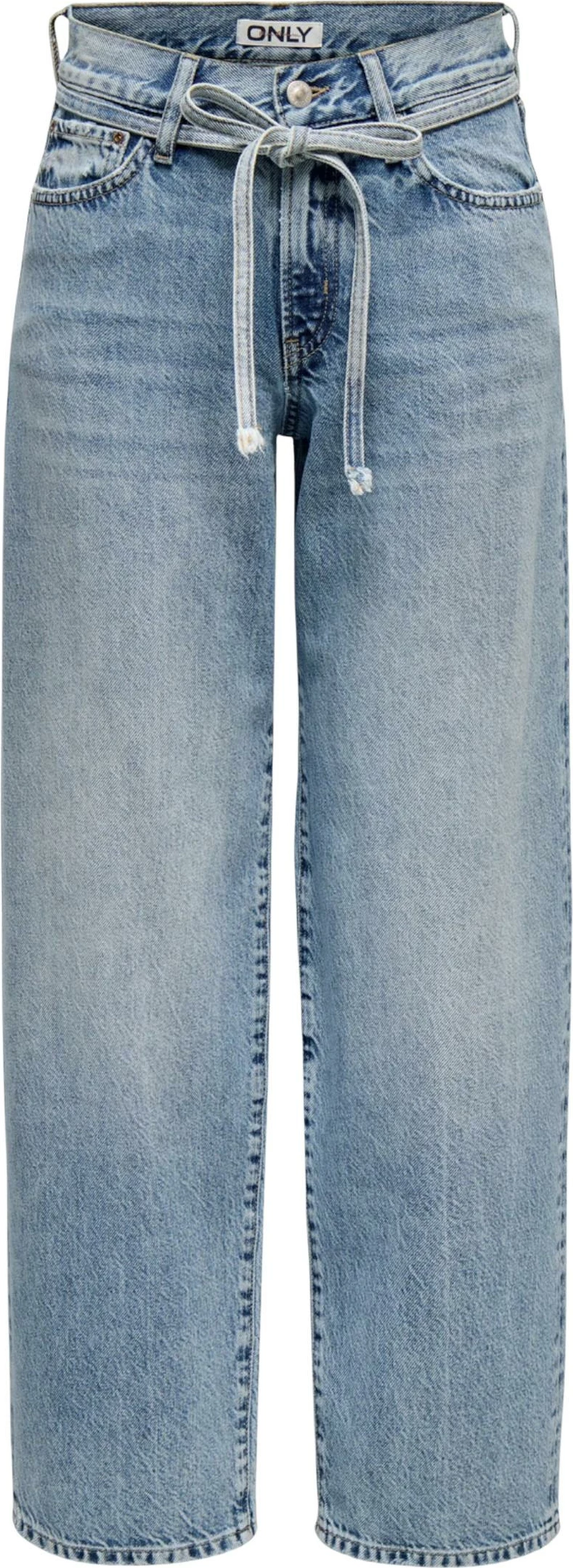 Xhinse për femra Only ONLGIANNA MW Straight DOT450, denim i çelët [Madhësia: 28/32]