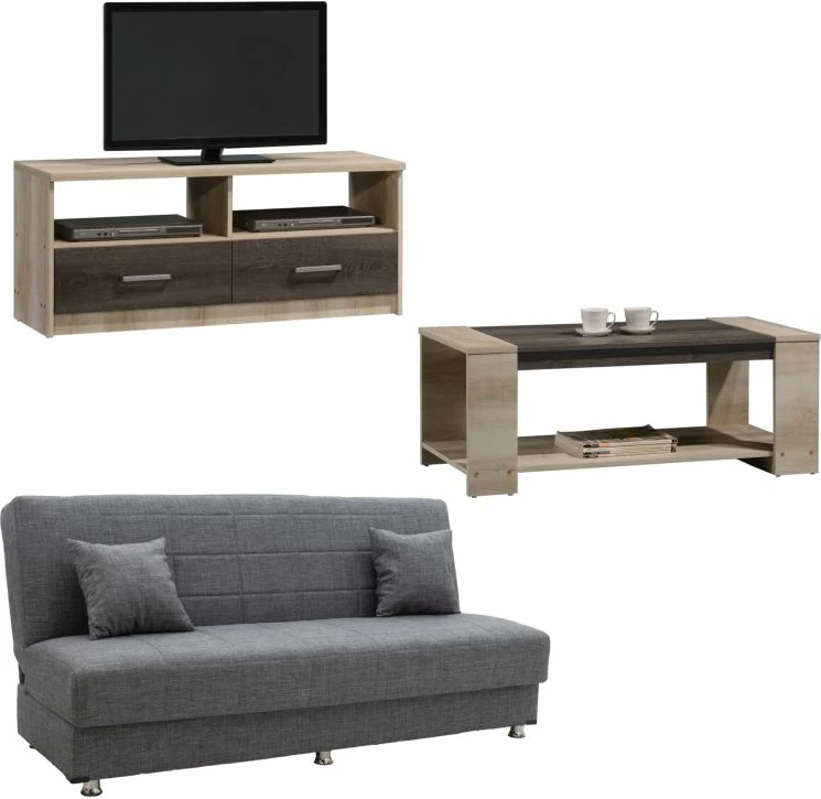 Set lounge për studentë Living, 3 pjesë