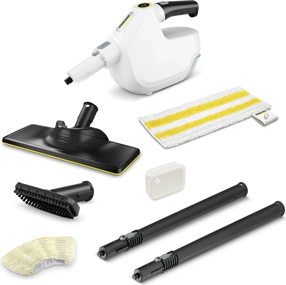 Pastrues me avull portativ Karcher SC 1 Multi & Up, 0.2 L, 1300 W, Zi, Verdhë