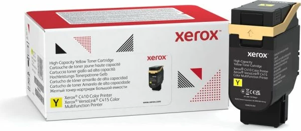 Toner Xerox 006R04767 kapacitet i lartë 7000 faqe për C410/C415, e verdhë