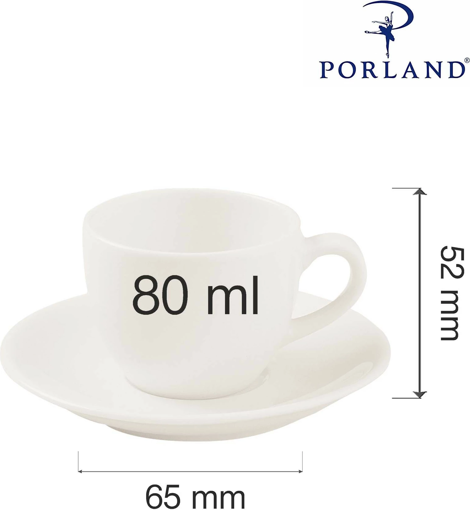 Filxhan Porland Dove 312109 80 ml, krem, set 6 copë