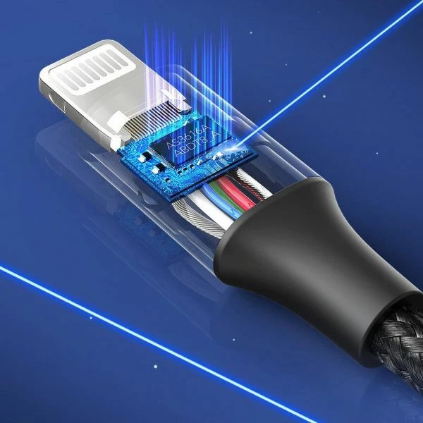 Kabëll Ugreen 107697 USB-C në Lightning MFi 1 m 3A/36W, Argjendtë