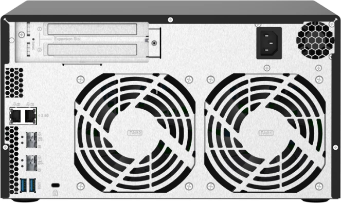 Server NAS QNAP TS-832PX-4G, 8-bay, 4GB RAM, 2x 10GbE SFP+, 2x 2.5GbE LAN, e zezë