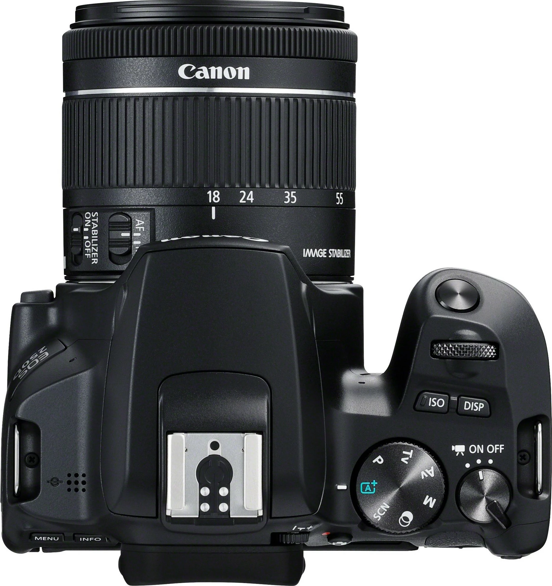 Kamera digjitale Canon EOS 250D, 18-55 IS STM, e zezë