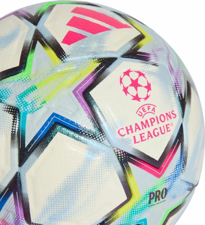 Top futbolli adidas UCL Pro 26/27 League Stage KE9757, i bardhë/kaltër/shumëngjyrësh, me kuti [Madhësia: 5]