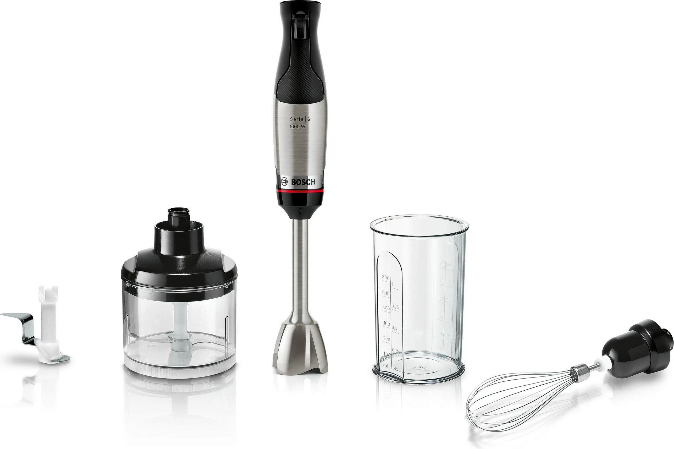 Blender Bosch Serie 6 MSM6M622, 0.6 L, 1000 W, Inox, i zi