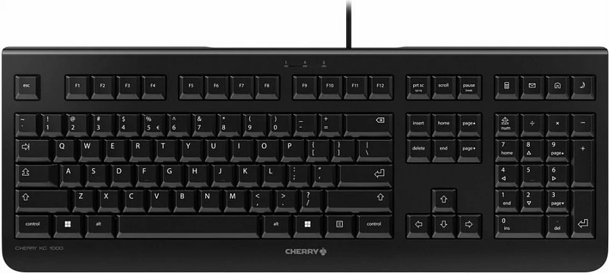 Tastierë Cherry KC1000 AZERTY, me kabllo, e zezë