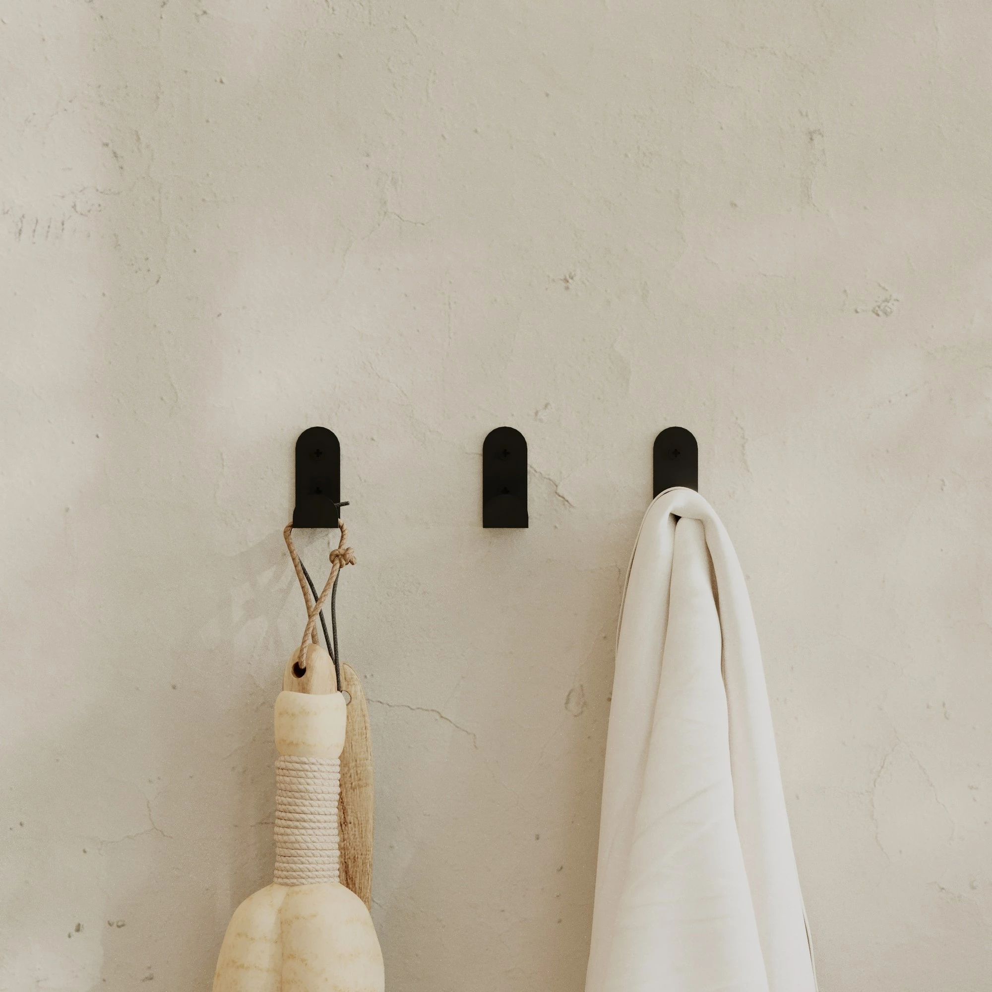 Varëse muri Wallity, metalike, një copë, e zezë