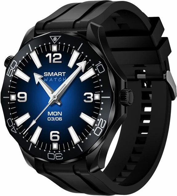 Smartwatch VELTORI unisex, e zezë