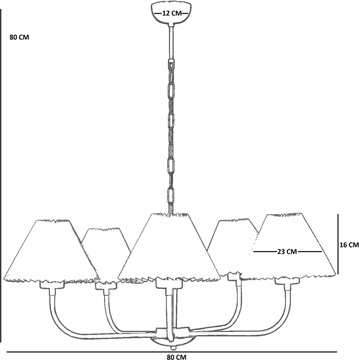 Llambadar Opviq, krem dhe ari, 8982-5