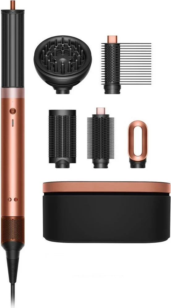 Suskaro-lokovkë Dyson Airwrap Co‑anda2x Curly+Coily, 1700W, 6 aksesorë, ngjyrë kafe