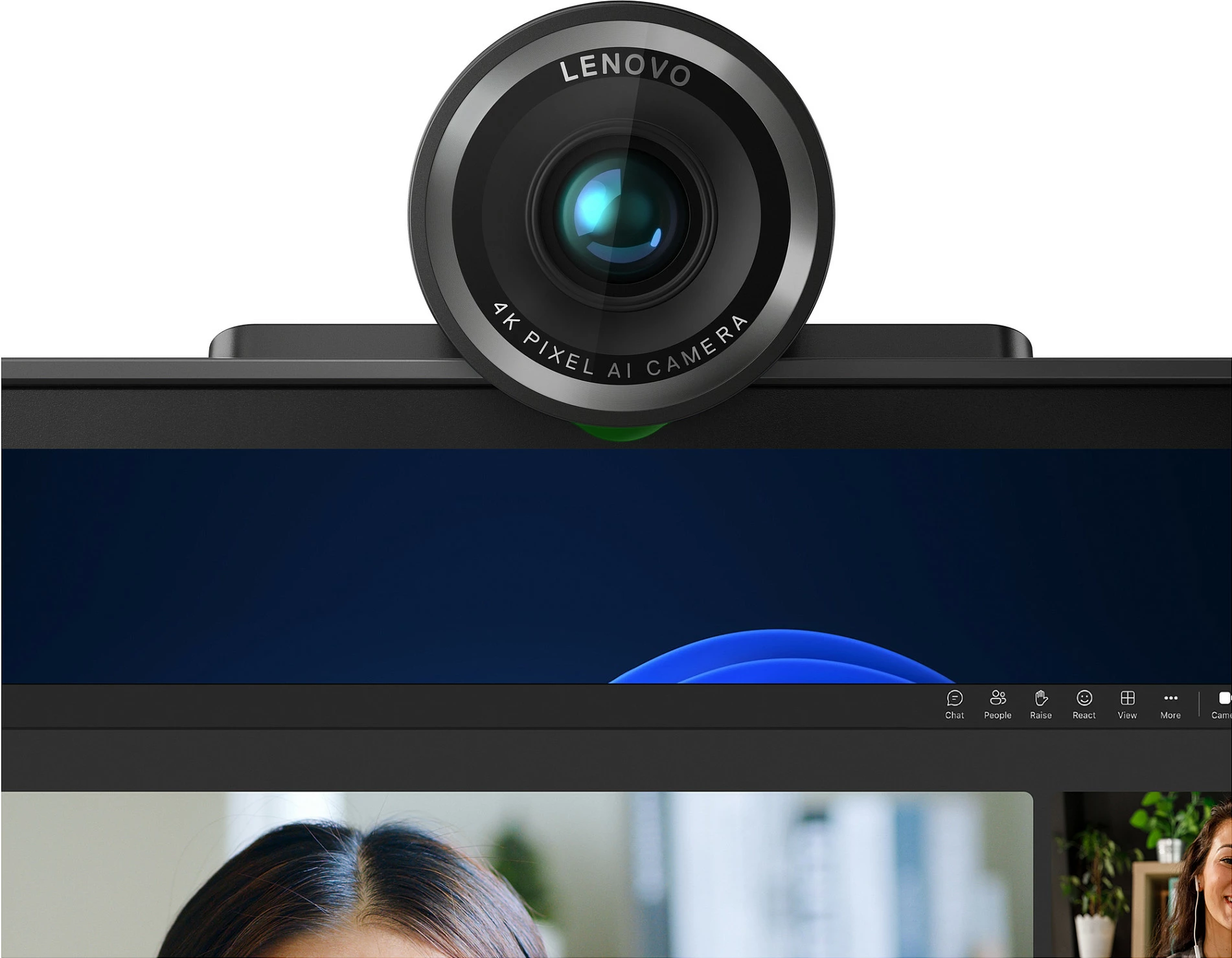 Webkamerë Lenovo 4K Pro, 4K UHD, FOV 90/78/65, Auto Focus, HDR, USB-C, e zezë
