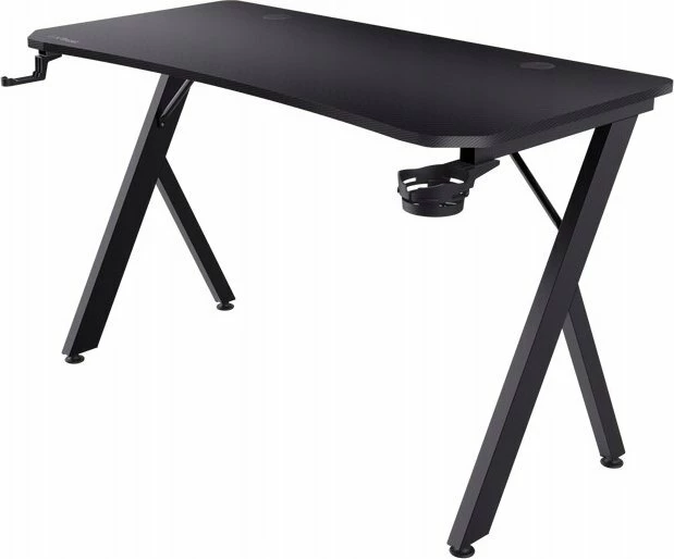 Tavolinë gaming Trust GXT 700 Omnius, e zezë, 120 x 60 cm