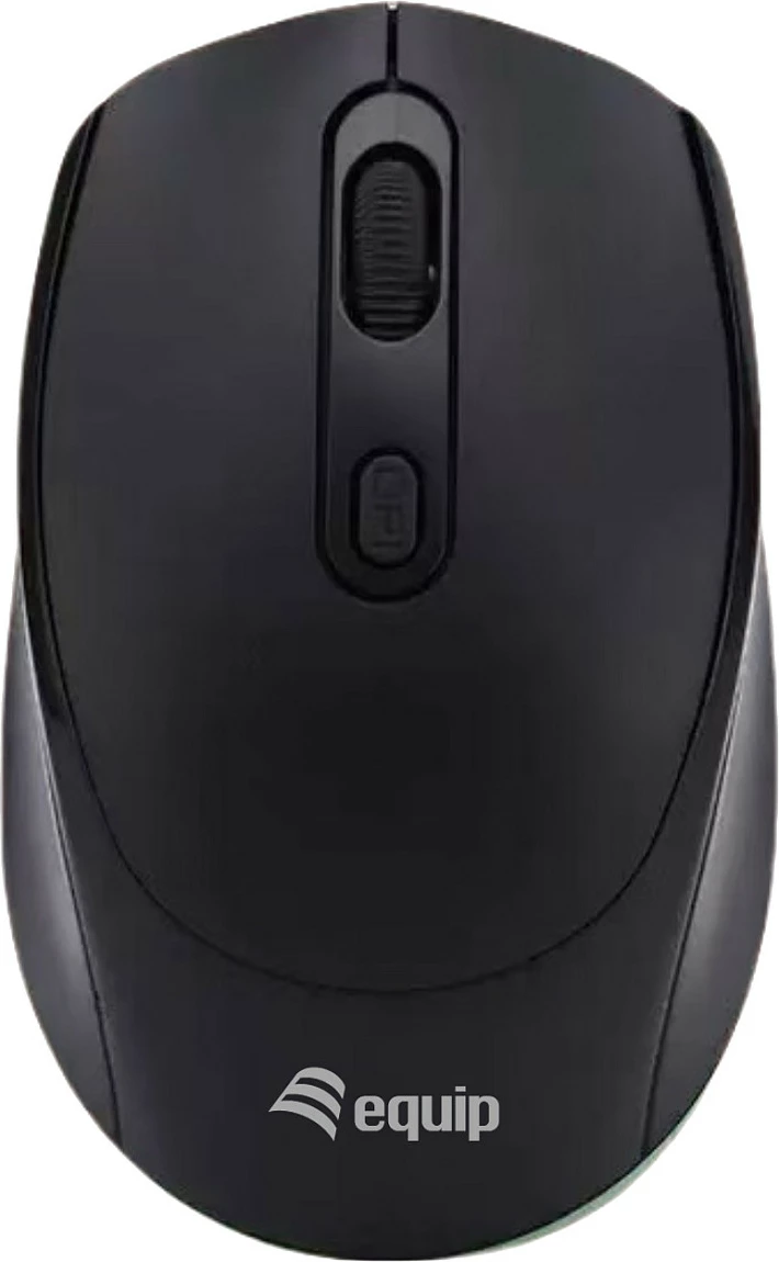 Maus wireless EQUIP Kompaktmaus Dual Mode, 1600 DPI, 4 butona, i zi