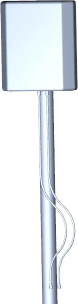 Antena MIMO ALLNET ALL19103, 5 dBi, SMA, Polarizim i dyfishtë, Gri