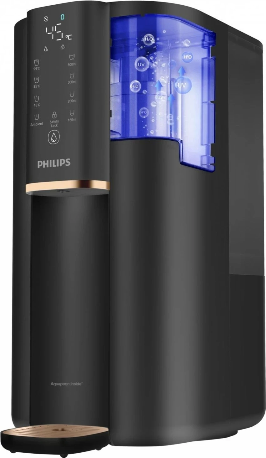 Dispenser uji Philips ADD6901HBK01/10, plastikë, i zi