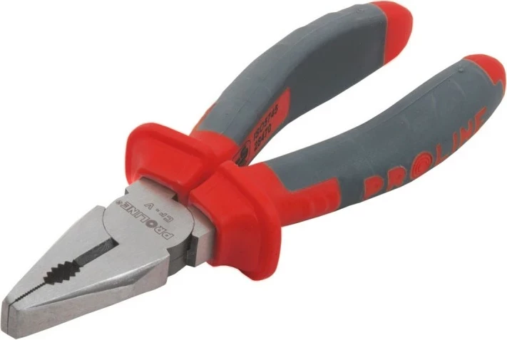 Pincë kombinimi Proline 28471 180 mm kuqe/gri