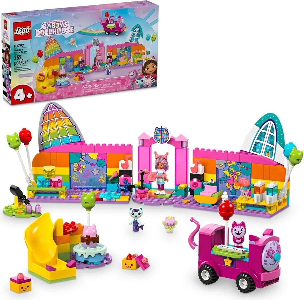 Set LEGO Gabby’s Dollhouse 10797, Dhoma e Festës