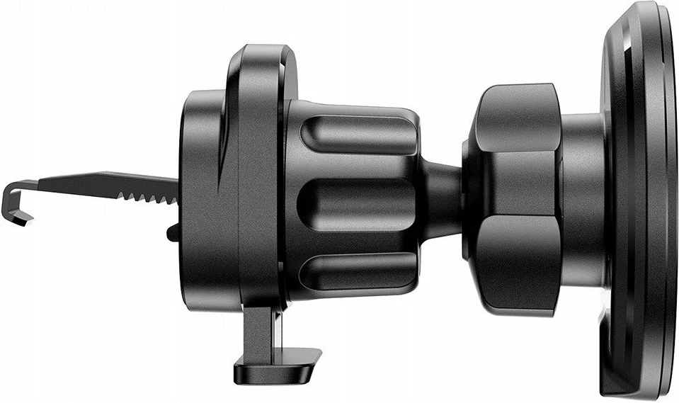 Mbajtës magnetik për celular Joyroom JR-ZS412, karikues wireless Qi2 15W, montim në grilë ventilimi, USB-C, kompatibil 4.7-7", me kabllo, i zi