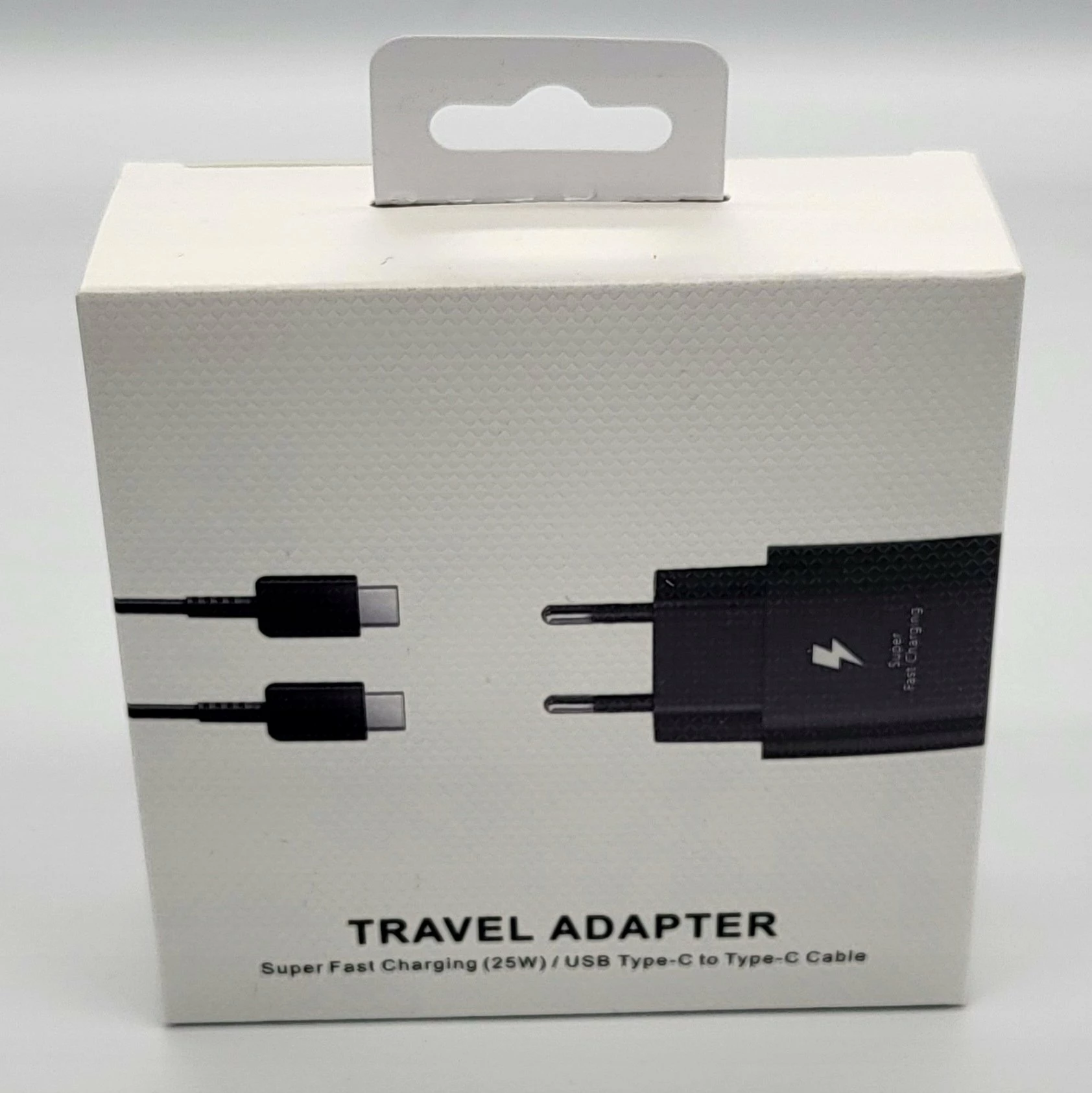 Karikues rrjeti Samsung Super Fast Charging 25W USB-C me kabllo EP-DG980BBE 1m, i zi