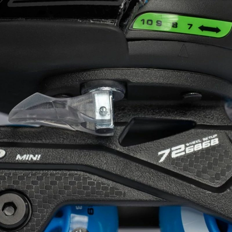 Atlete rregullueshme për fëmijë Bauer, të zezë me blu