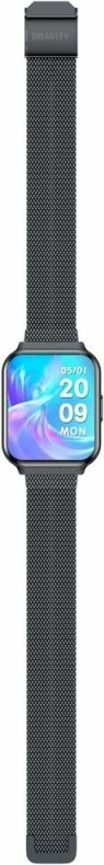 Smartwatch Gravity GT44-5, e zezë, set me rrip dhe byzylyk