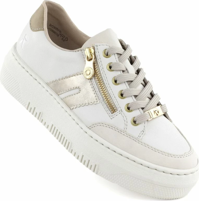 Atlete platforme për femra Rieker, bezhë