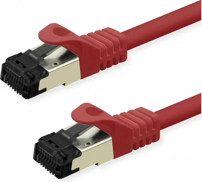 Kabllo rrjeti VALUE Cat8 S/FTP (PiMF) LSOH 1m, e kuqe
