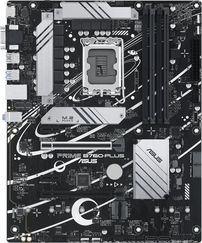 Pllakë amë ASUS PRIME B760-PLUS, Intel B760, LGA 1700, ATX