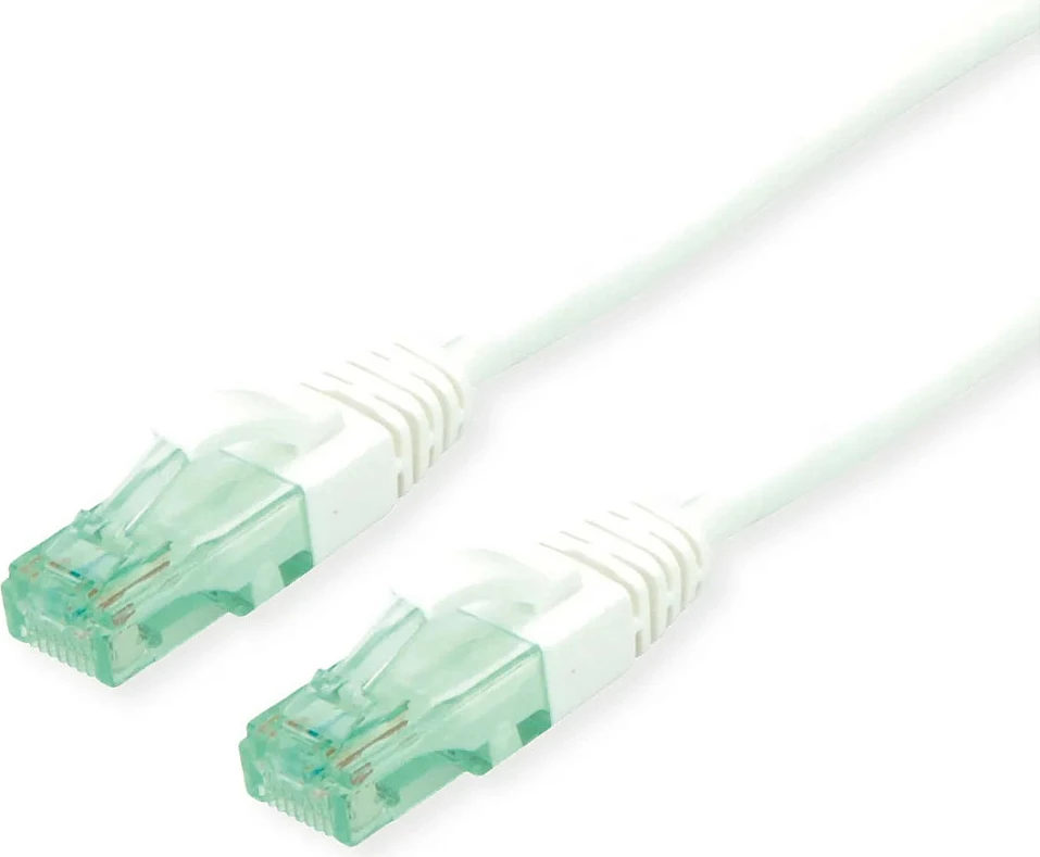 Kabllo rrjeti Ethernet ROLINE 21.45.3167, Cat6a, 10 m, U/UTP, RJ45-RJ45, e bardhë