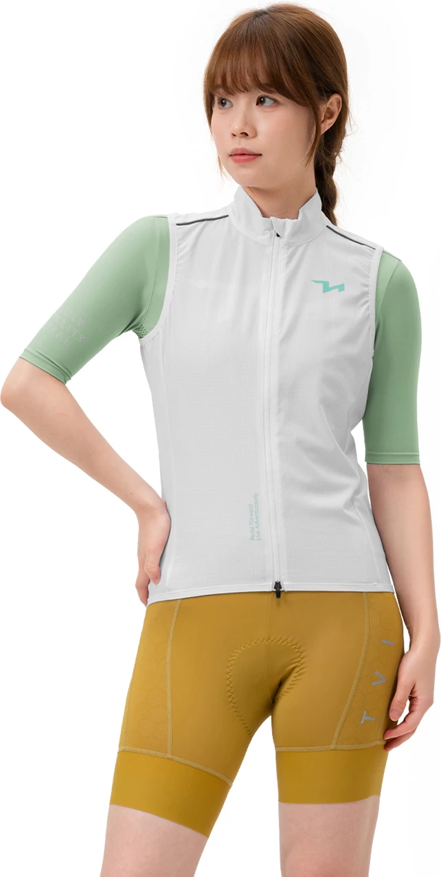 Jelek çiklizmi për femra Rockbros MJ008 TVI, windproof, madhësia L, i bardhë