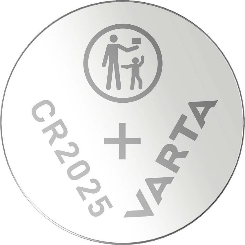 Bateri VARTA CR2025, litium 3V, buton/monedhë, metalike