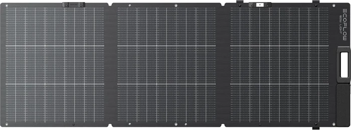Panel diellor i palosshëm EcoFlow EF-FOLD-160-LW 160W, XT60, IP68, TOPCon monokristalin, i zi