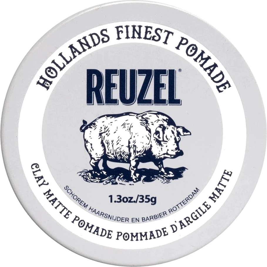 Pomadë flokësh Reuzel Clay Matte Pomade 35g