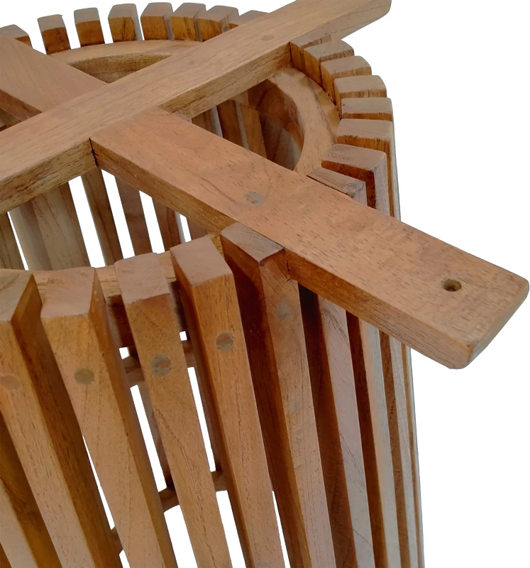 Baza për tavolinë bar për përdorim të brendshëm, dru mindi, ngjyrë natyrale, D60x90cm