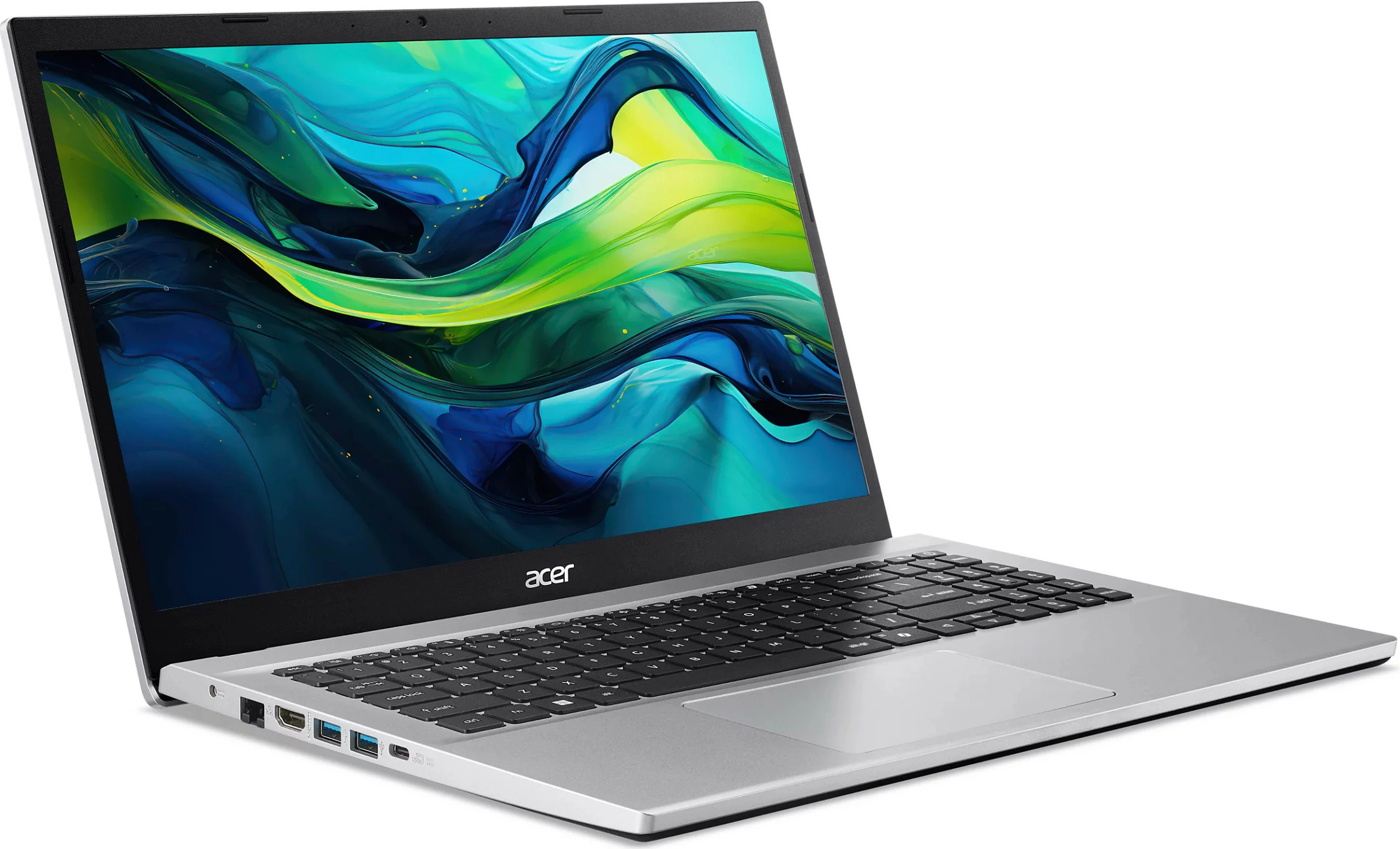 Laptop Acer Aspire Go 15 AG15-42P-R1VS, Ryzen 7 5825U, 8GB RAM Memorje, 512GB SSD, 15.6" FHD, Linux, Pure Silver