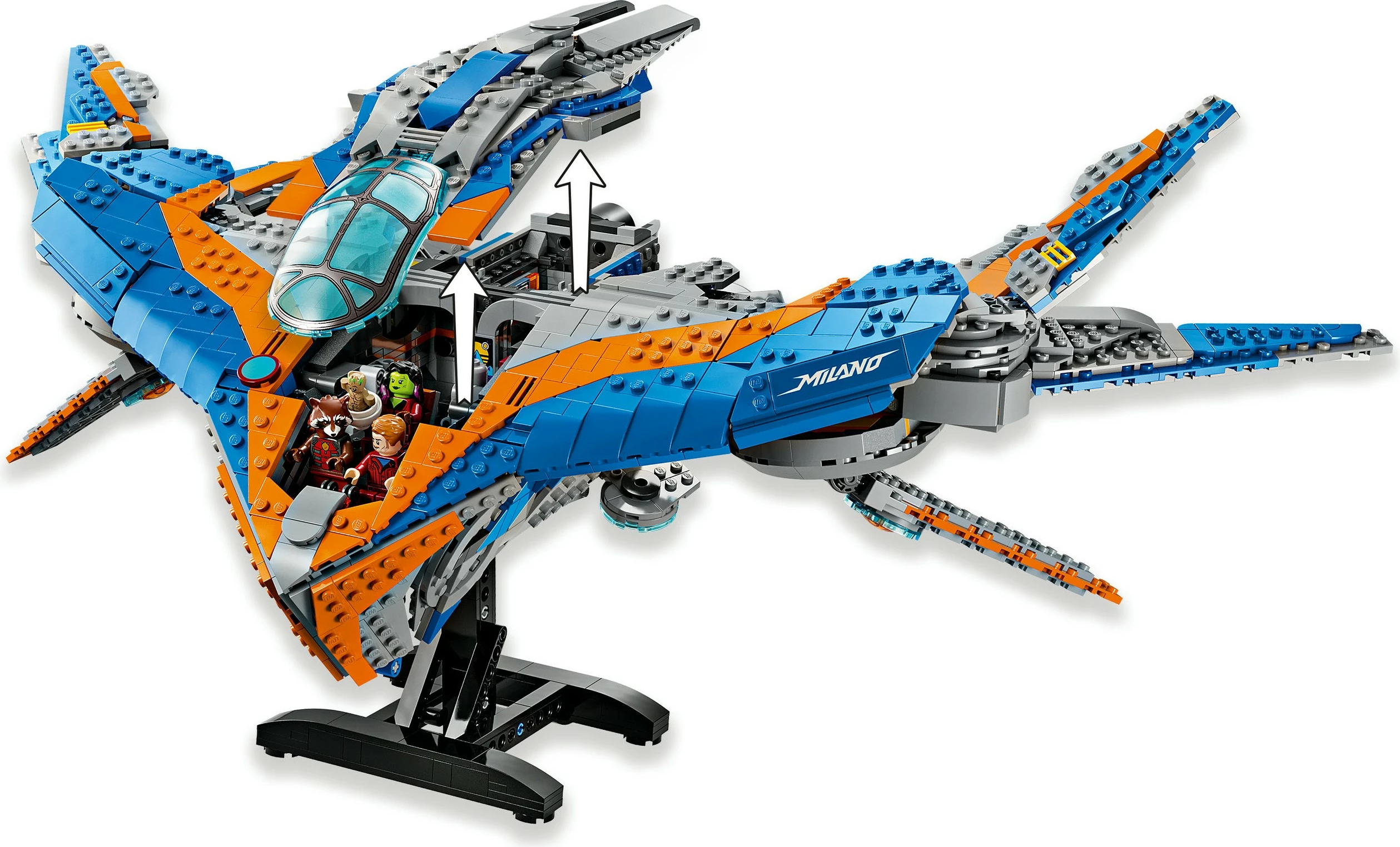 Set ndërtimi LEGO Marvel 76286 Guardians of the Galaxy Die Milano, shumëngjyrësh