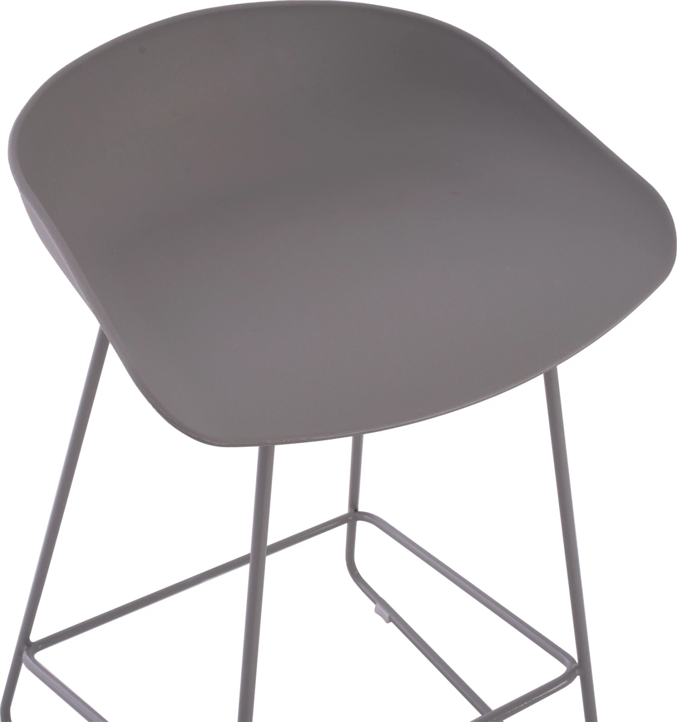 Karrige për bar FH9299.10, ngjyrë gri, lartësi mesatare, 44x44x74, set prej 2 copë