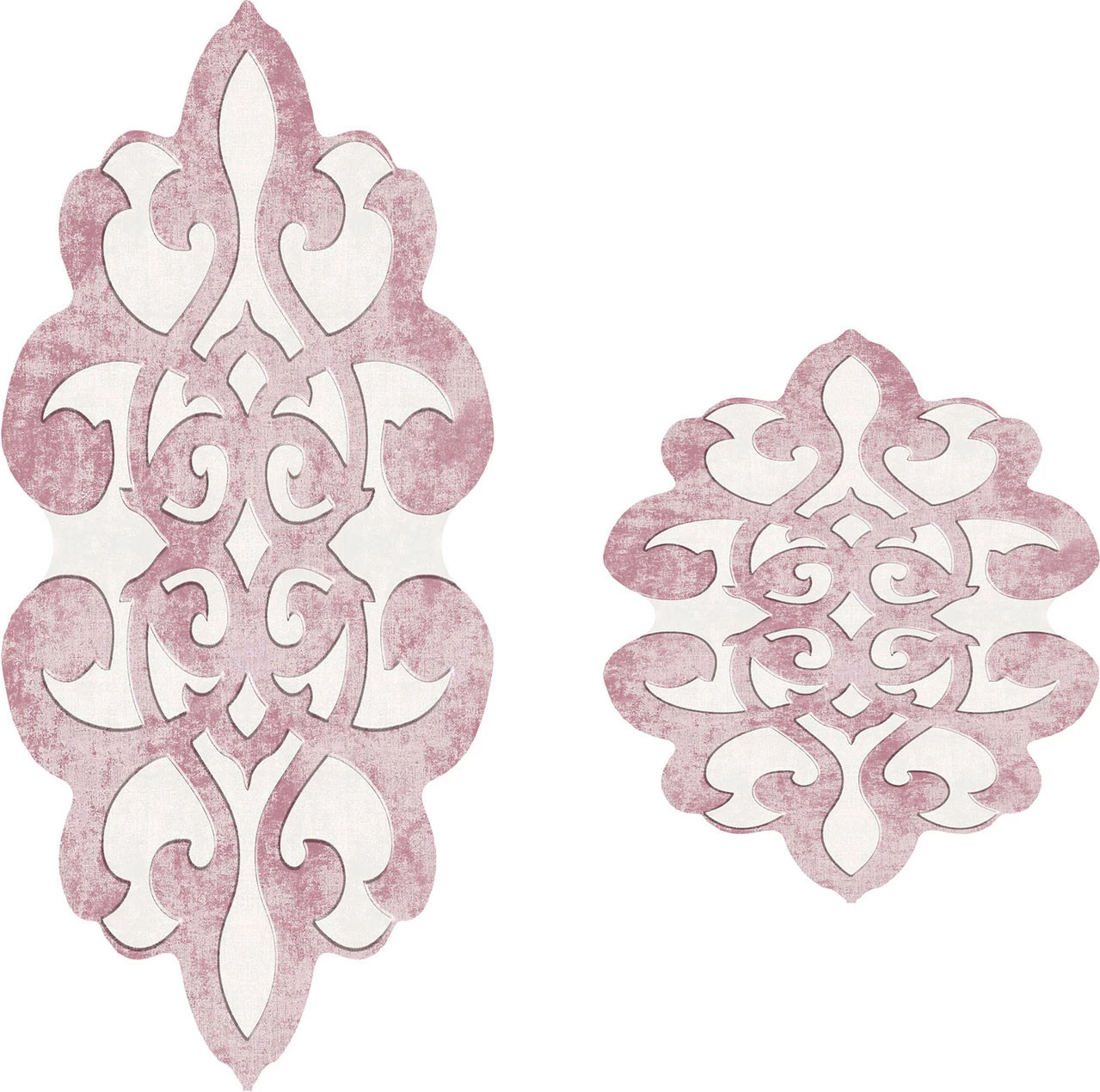 Set tapetash për banjo, ngjyrë pluhur, Mijölnir, 21010215Pu, 2 copë