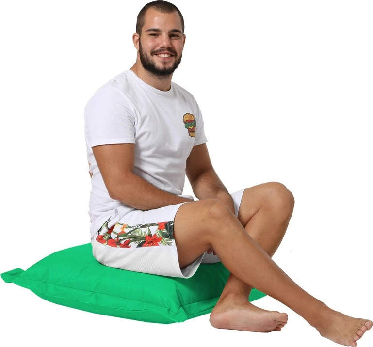Jastëk për kopsht, pouf, ngjyrë e gjelbër, 70x70cm