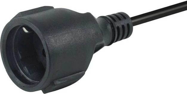 Kabllo rryme EQUIP 5m, Schuko mashkull-femër, e zezë