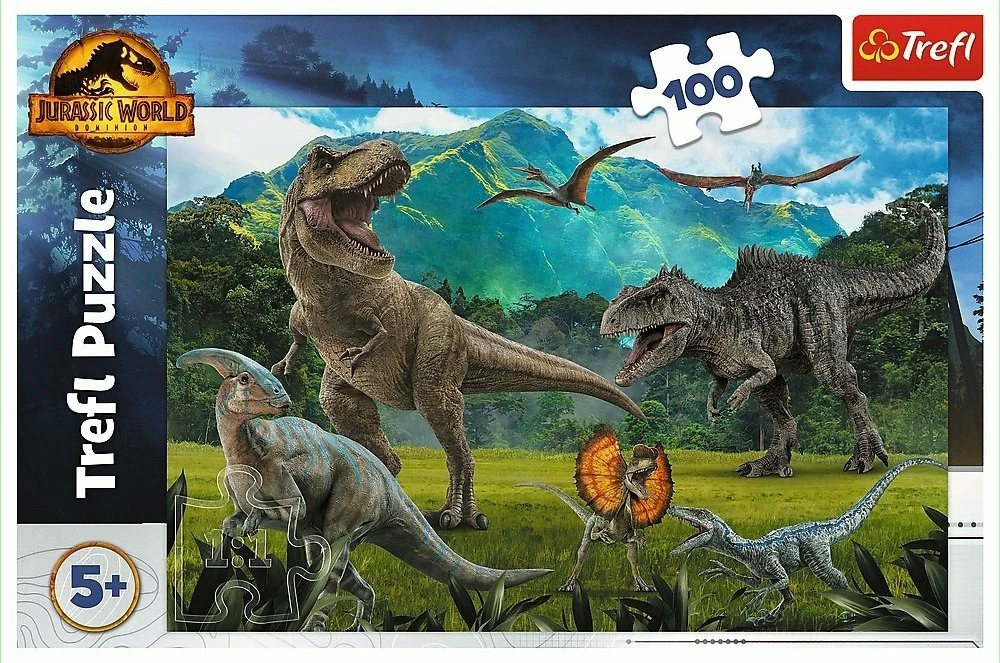 Puzzle Trefl Jurassic Park 100 copë, 410x275 mm, 5+