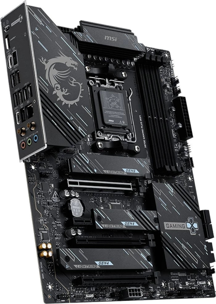 Pllakë amë MSI X870E GAMING PLUS WIFI, Socket AM5, ATX, Wi-Fi 5, Bluetooth 4