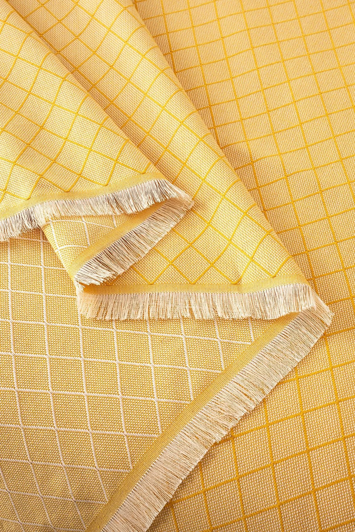 Batanije Double Pique, ngjyrë mustard, L'essentiel, 210x230cm