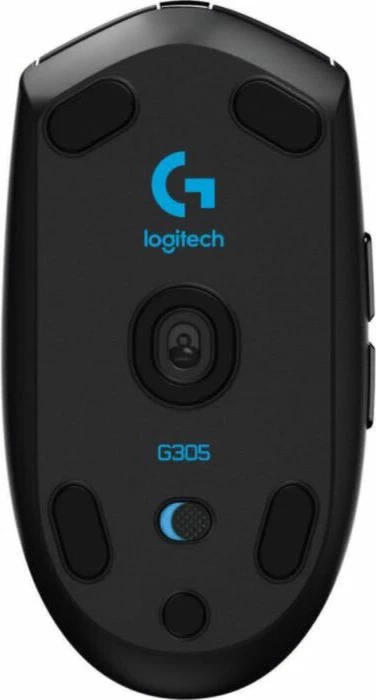Maus gaming wireless Logitech G305 LIGHTSPEED HERO 12000 DPI, 6 butona, e zezë