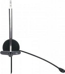 Kufje MANHATTAN Mono USB-A, On-Ear, me mikrofon, me kabllo, të zeza