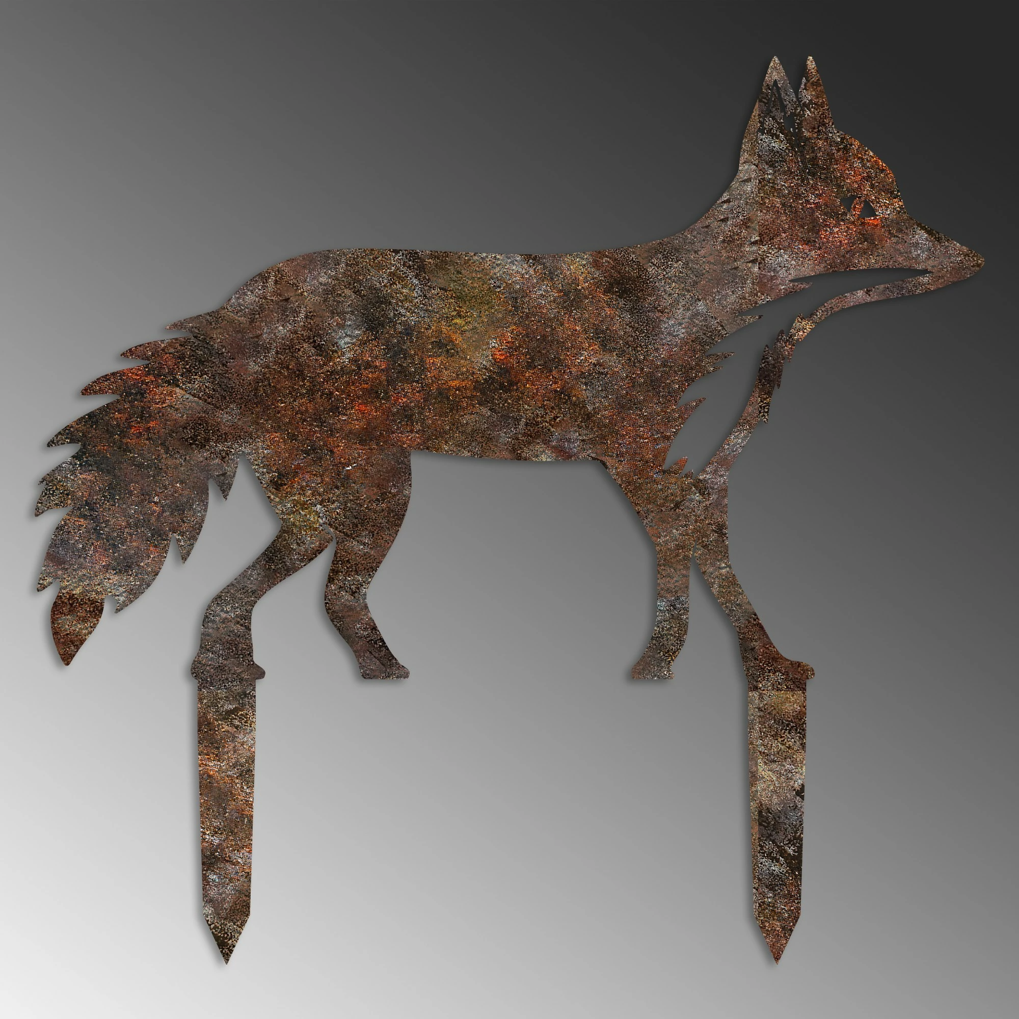 Objekt dekorativ për kopsht, dhelpër, Aberto Design, shumëngjyrësh, 48x50cm