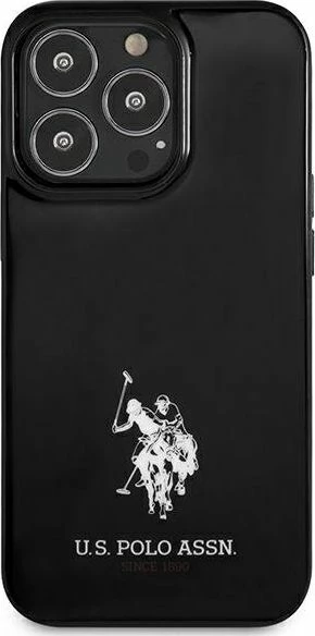 Mbështjellës U.S. Polo Assn USHCP13XUMHK për iPhone 13 Pro Max 6.7", hardcase TPU, Horses Logo, i zi